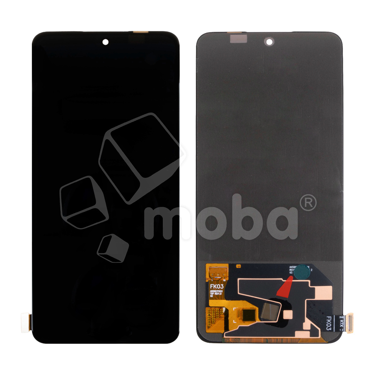Дисплей для Realme 13+ 5G (RMX5000/RMX5002) в сборе с тачскрином Черный - (OLED)