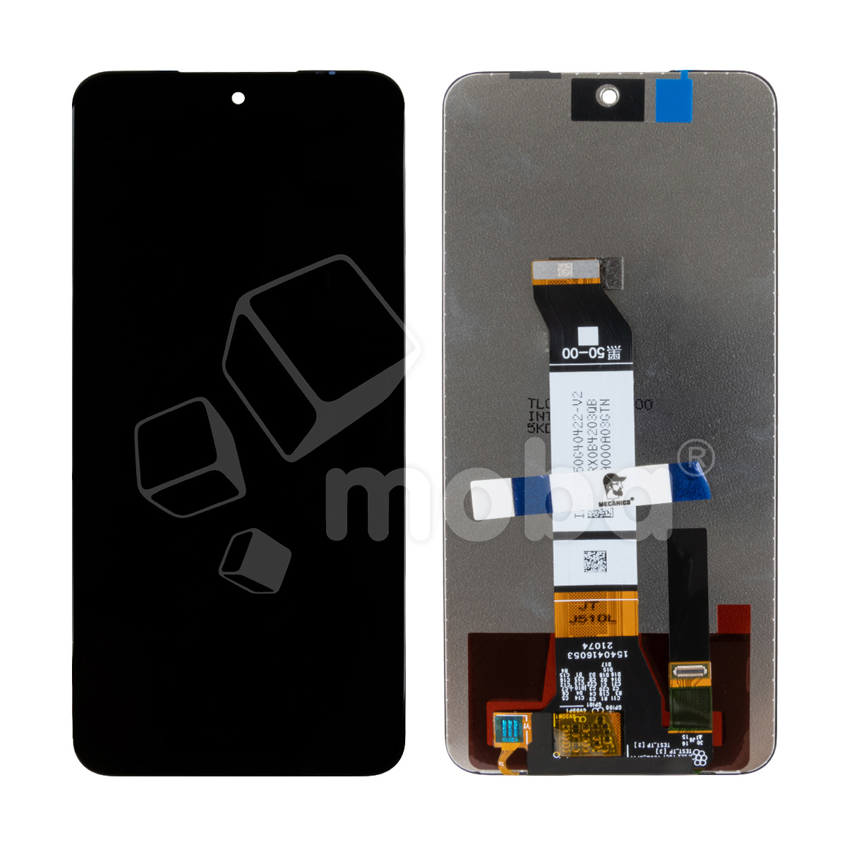 Дисплей для Xiaomi Poco M3 Pro 5G/Redmi Note 10T/10 5G (M2103K19Y/M2103K19PG/M2103K19G) в сборе с тачскрином Черный Mecanico - AMP