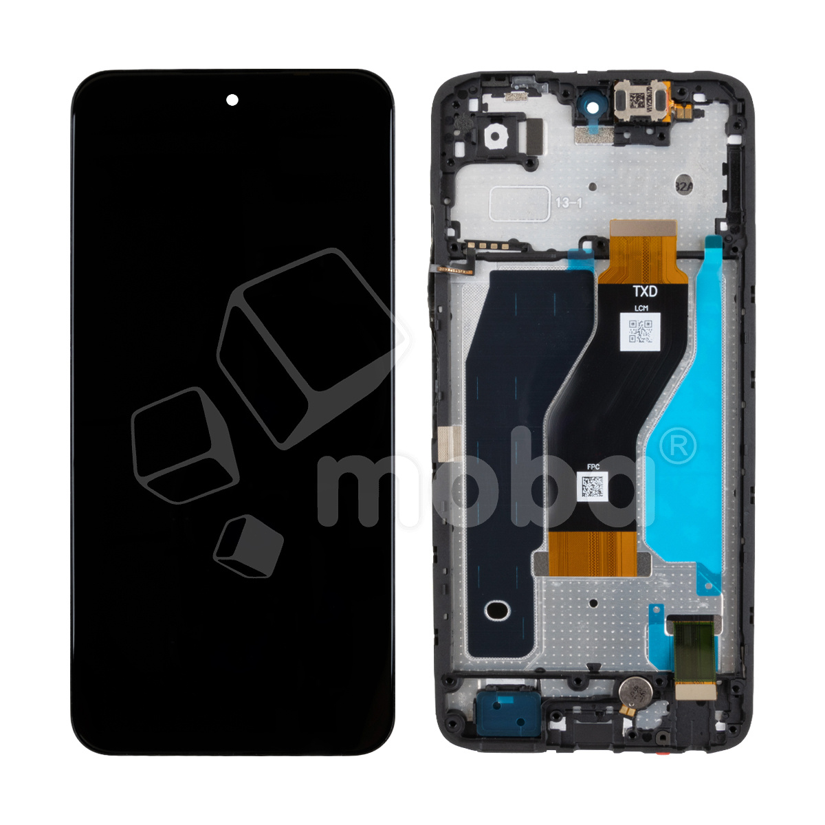 Дисплей для Tecno Spark 40C (KM4k) модуль с рамкой Черный - OR (HD+, 300 Кд/м?, 120 Гц)