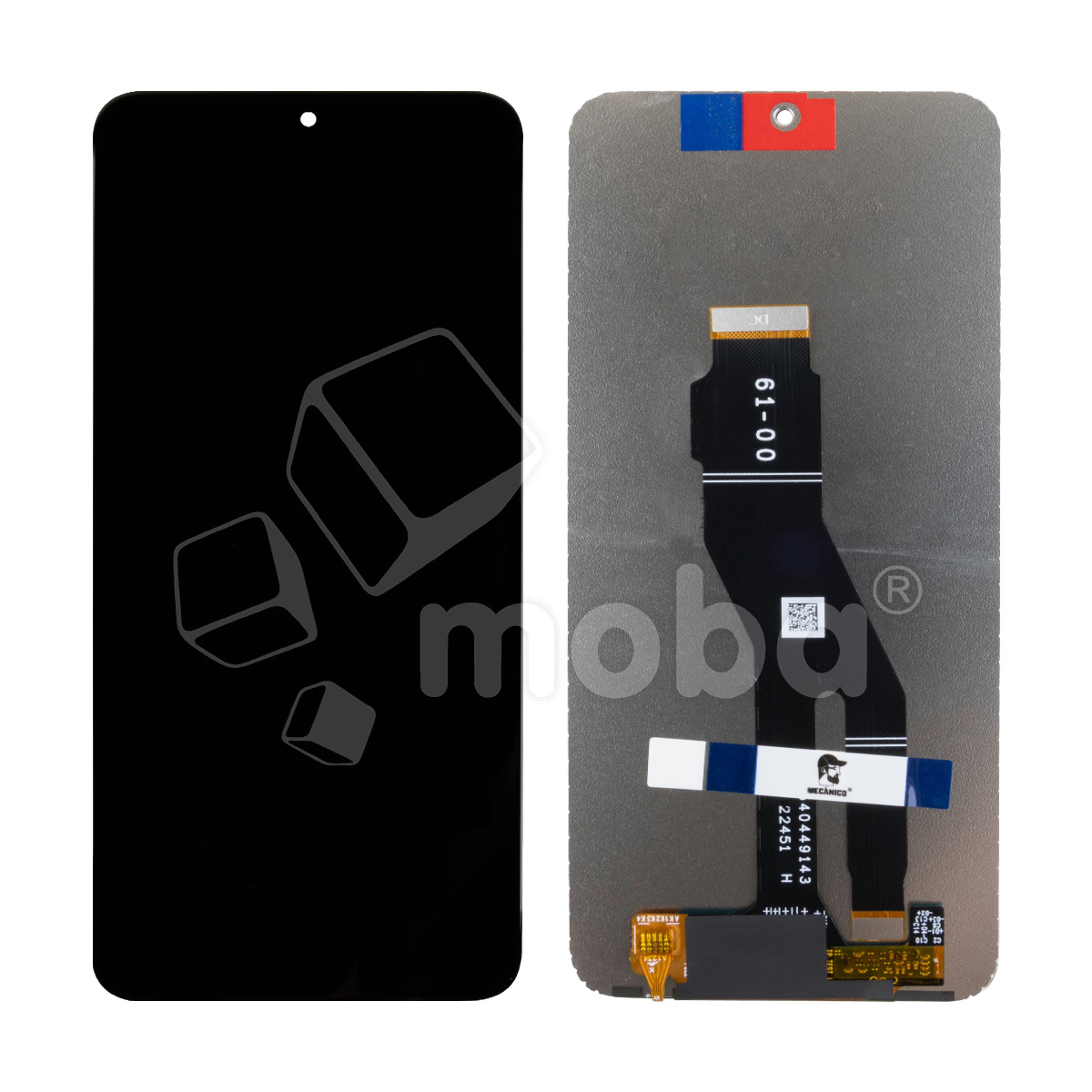 Дисплей для Huawei Honor X8a 4G/90 Lite (CRT-LX1/CRT-NX1) в сборе с тачскрином Черный Mecanico - AMP