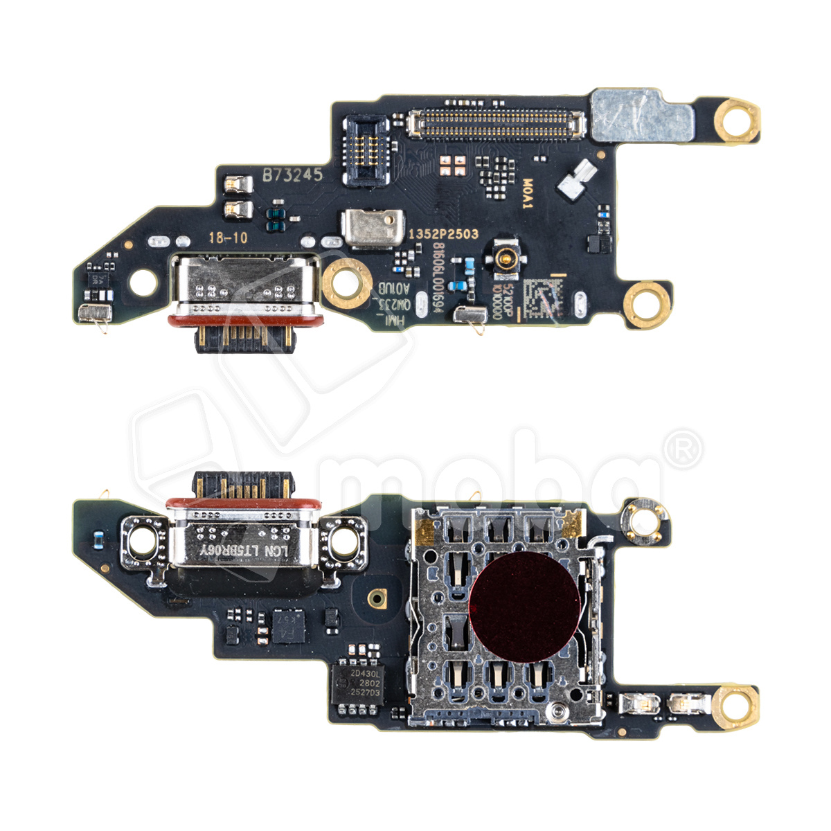 Шлейф для Xiaomi Poco X8 Pro 5G (2511FPC34G) плата системный разъем/разъем SIM/микрофон - Премиум