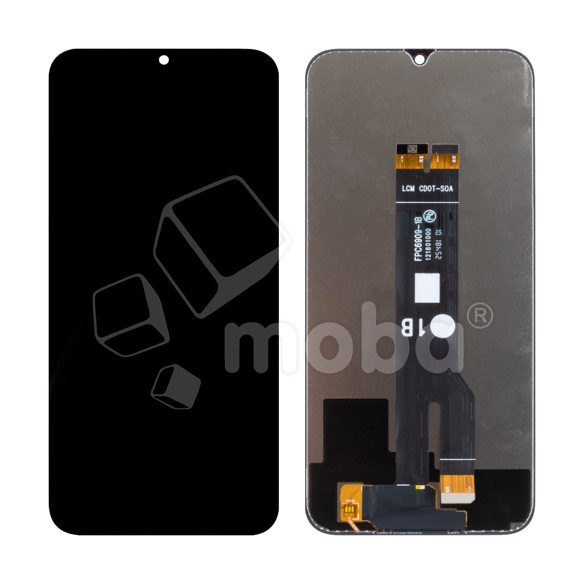 Дисплей для Xiaomi Redmi A7 Pro 4G/Poco C81 Pro 4G (25128RN17A/25128PC17G) в сборе с тачскрином Черный - OR100 (HD, 400 Кд/м?, 120 Гц)