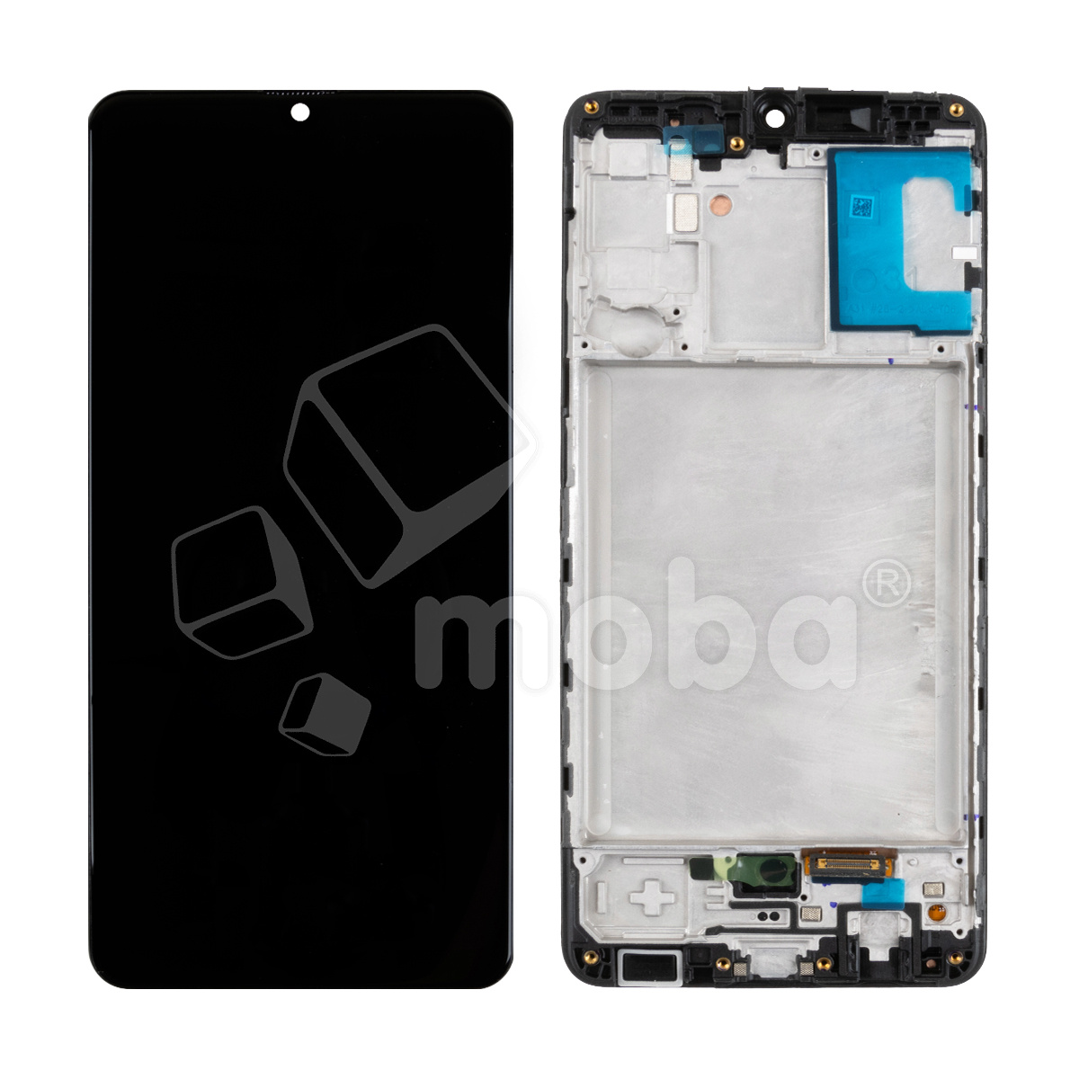 Дисплей для Samsung Galaxy A31 (A315F) модуль с рамкой Черный - Сервисный Оригинал