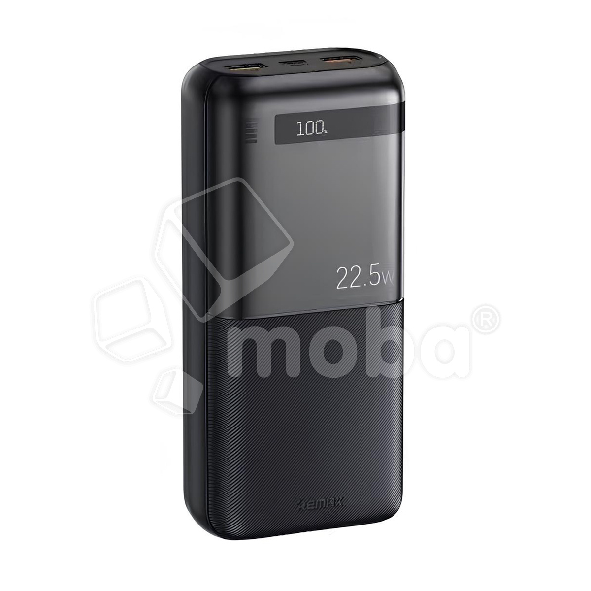 Внешний Аккумулятор (Power Bank) Remax RPP-72 20000 mAh (22,5W, QC3.0, PD, 2USB, MicroUSB, Type-C, LED дисплей) Черный
