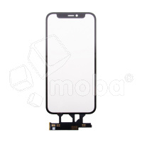 Стекло для переклейки iPhone 12 mini (A2399) с OCA пленкой + тачскрин Черный - OR (Feaglet)