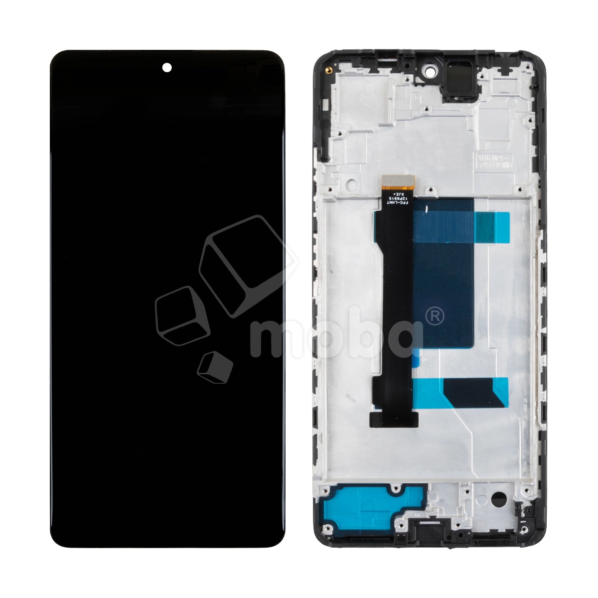 Дисплей для Xiaomi Poco X5 Pro 5G/Redmi Note 12 Pro 5G (22101320G/22101316C/22101316I/22101316G) модуль с рамкой Черный - (In-Cell) (QHD, 300 Кд/м?)