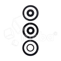 Стекло камеры для Infinix Hot 40/40 Pro (X6836/X6837) (комплект 3 шт.) Черный