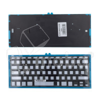 Подсветка клавиатуры для ноутбука MacBook Air 13" A1369/A1466 (2011-2017, Г-образный Enter RU) Черный