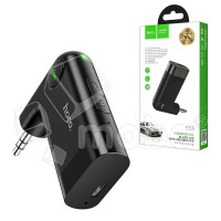 Aвтомобильный AUX-адаптер Hoco E53 (Bluetooth) Черный