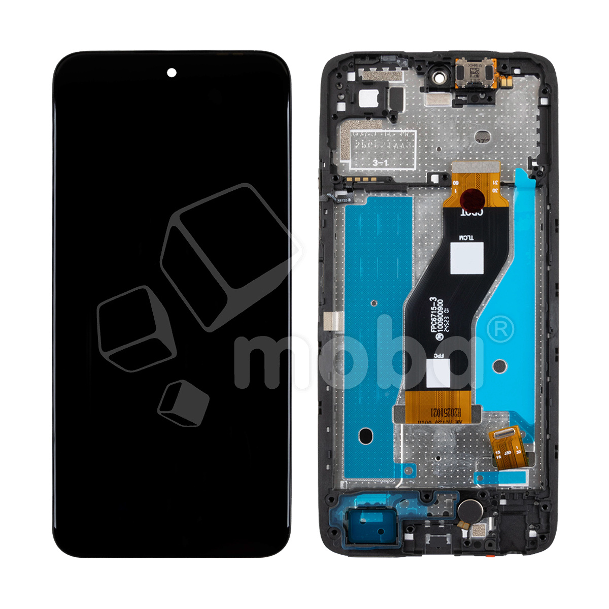 Дисплей для Infinix Smart 10/10 Plus (X6725/X6725C) модуль с рамкой Черный - OR (HD+, 300 Кд/м?, 60 Гц)