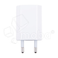 Сетевое зарядное устройство USB для iPhone "Призма" (5W) (тех.упак.) Белый - Китай