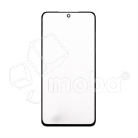 Стекло для переклейки Samsung Galaxy S21 FE (G990B) в сборе с OCA пленкой Черный - OR (Mitsubishi)