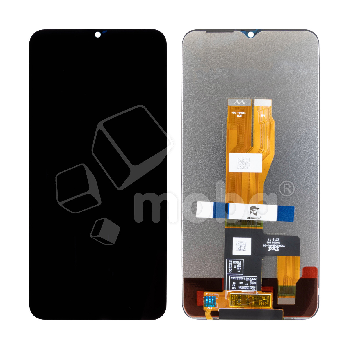 Дисплей для Realme C33 (RMX3624) в сборе с тачскрином Черный Mecanico - AMP