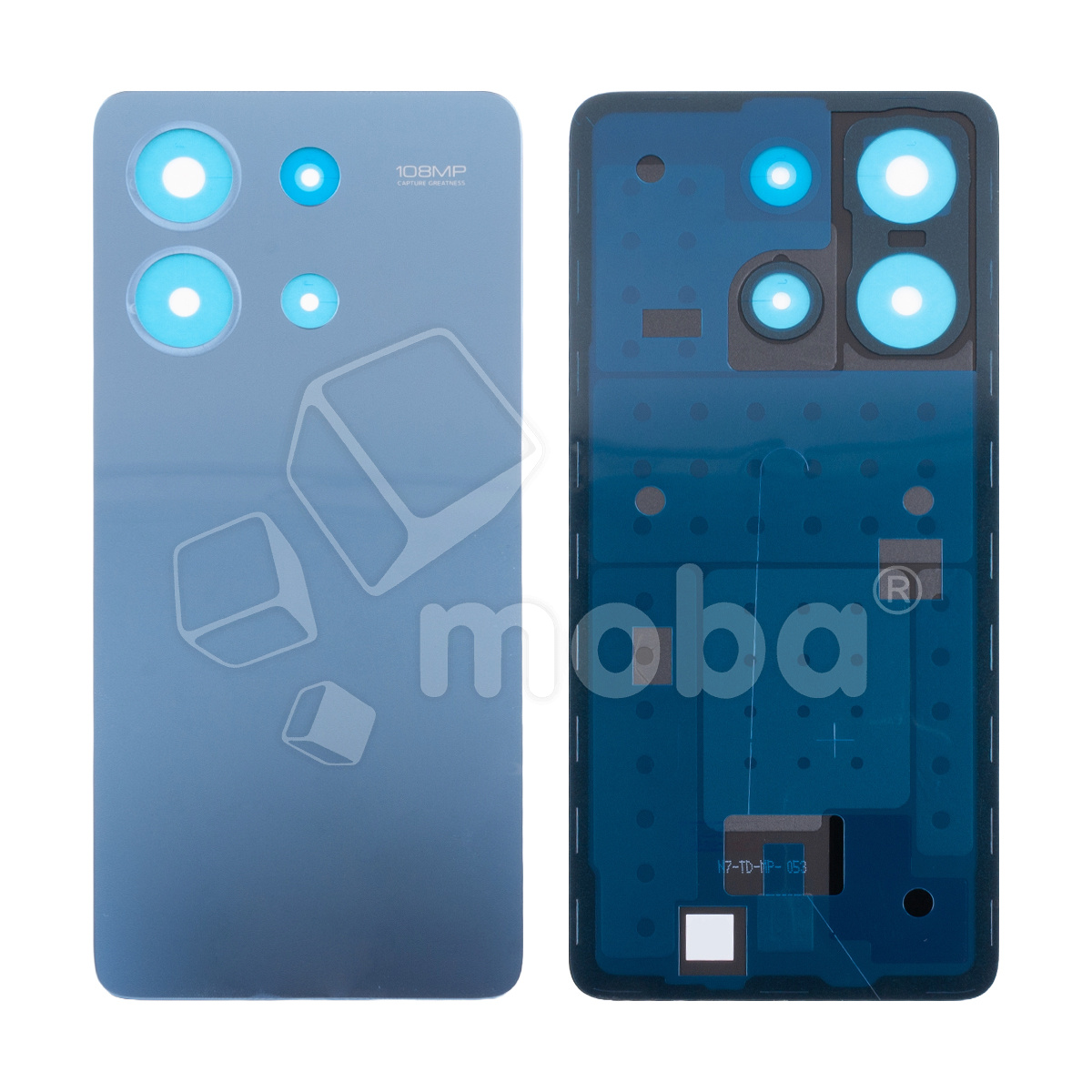 Задняя крышка для Xiaomi Redmi Note 13 4G (23129RAA4G/23124RA7EO/23129RA5FL) Синий