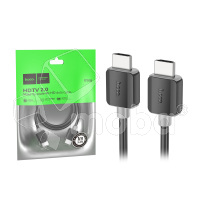 Кабель HDMI - HDMI Hoco US08 (ver 2.0, 1 м) Черный