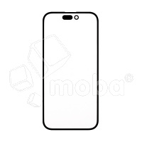 Стекло для переклейки iPhone 14 Pro в сборе с OCA пленкой Черный - OR (Mitsubishi)