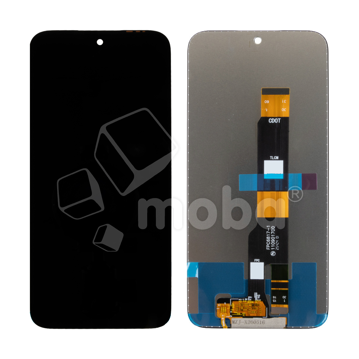 Дисплей для Tecno Spark 50 4G (KN4n) в сборе с тачскрином Черный - OR (HD+, 300 Кд/м?, 120 Гц)