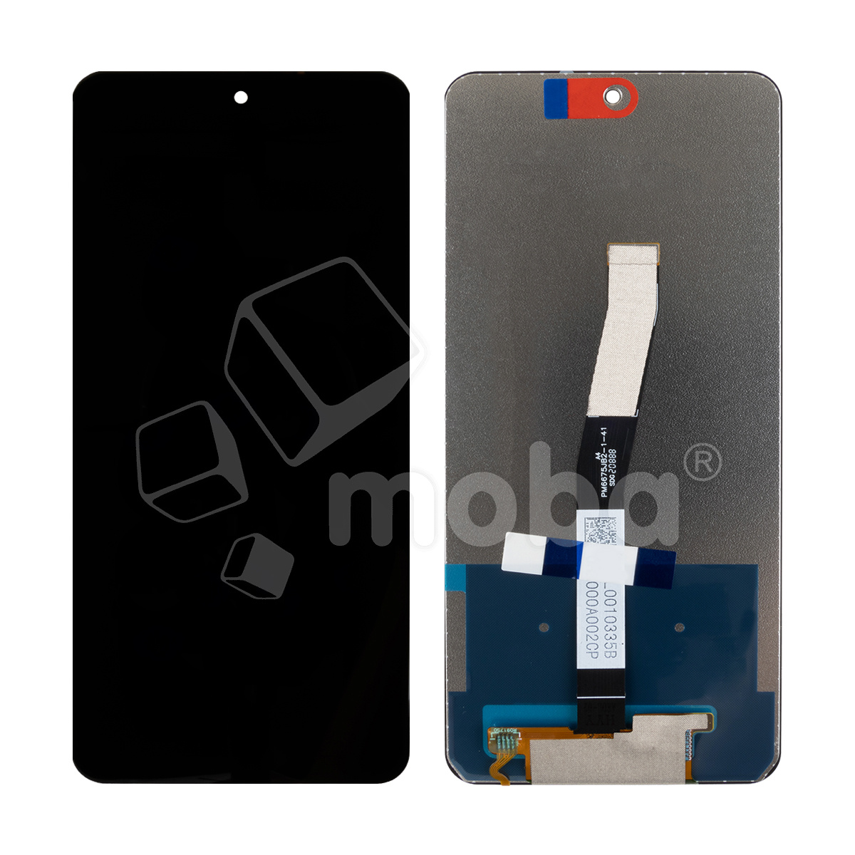Дисплей для Xiaomi Redmi Note 9S/9 Pro (M2003J6A1G/M2003J6B2G) в сборе с тачскрином Черный Mecanico - AMP