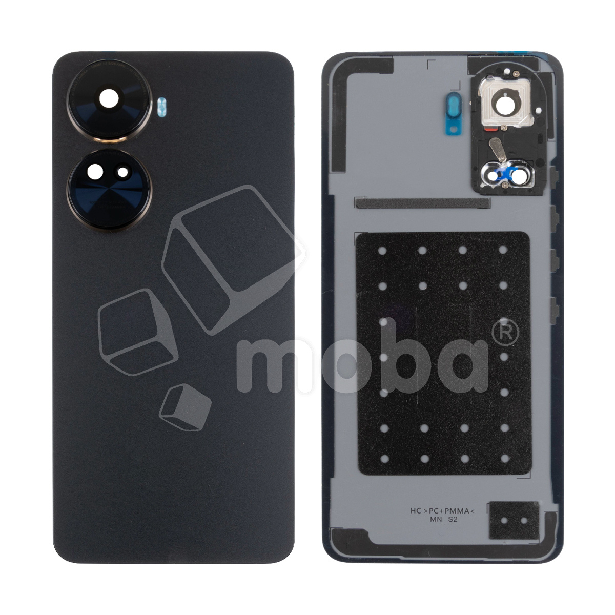 Задняя крышка для Huawei Nova 12 SE/11 SE (BNE-LX1) Черный - Премиум