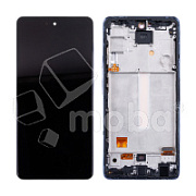 Дисплей для Samsung Galaxy A52/A52 5G/A52s 5G (A525F/A526B/A528B) модуль с рамкой Фиолетовый - (OLED) (Full Size)