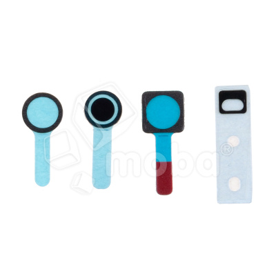 Наклейка (пыльник) передней камеры и датчиков на дисплей для iPhone 13/13 mini/13 Pro/13 Pro Max (комплект 4 шт.)