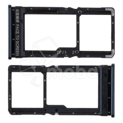 Держатель SIM для Xiaomi Poco X3 NFC/X3 Pro (M2007J20CG/M2102J20SG) Черный