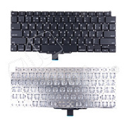 Клавиатура для ноутбука MacBook Air M1 13" A2337 (2020, прямой Enter RU) Черный