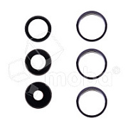 Стекло камеры для iPhone 14 Pro/14 Pro Max (комплект 3 шт.) Темно-фиолетовый