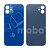 Задняя крышка для iPhone 12 (A2403) Синий (стекло, монолит, широкий вырез под камеру, логотип) - Премиум