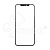 Стекло для переклейки iPhone 12 Pro Max в сборе с OCA пленкой Черный - OR (Feaglet)