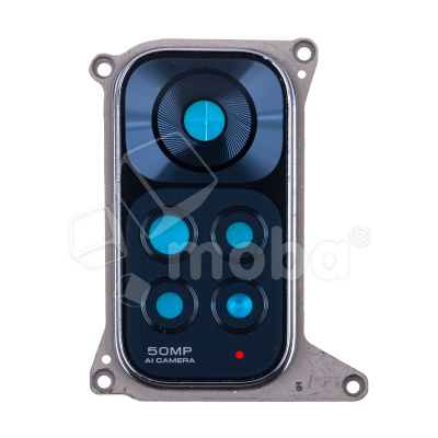 Стекло камеры для Xiaomi Redmi Note 11 (2201117TY) в сборе с рамкой Черный