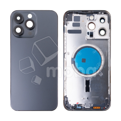 Корпус для iPhone 14 Pro Max (A2895) (1 Sim) Черный - Премиум