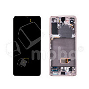Дисплей для Samsung Galaxy S21 (G991B) модуль с рамкой Фиолетовый - OR (SP)