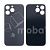 Задняя крышка для iPhone 14 Pro Max (A2895) Черный (стекло, узкий вырез под камеру, логотип) - Премиум
